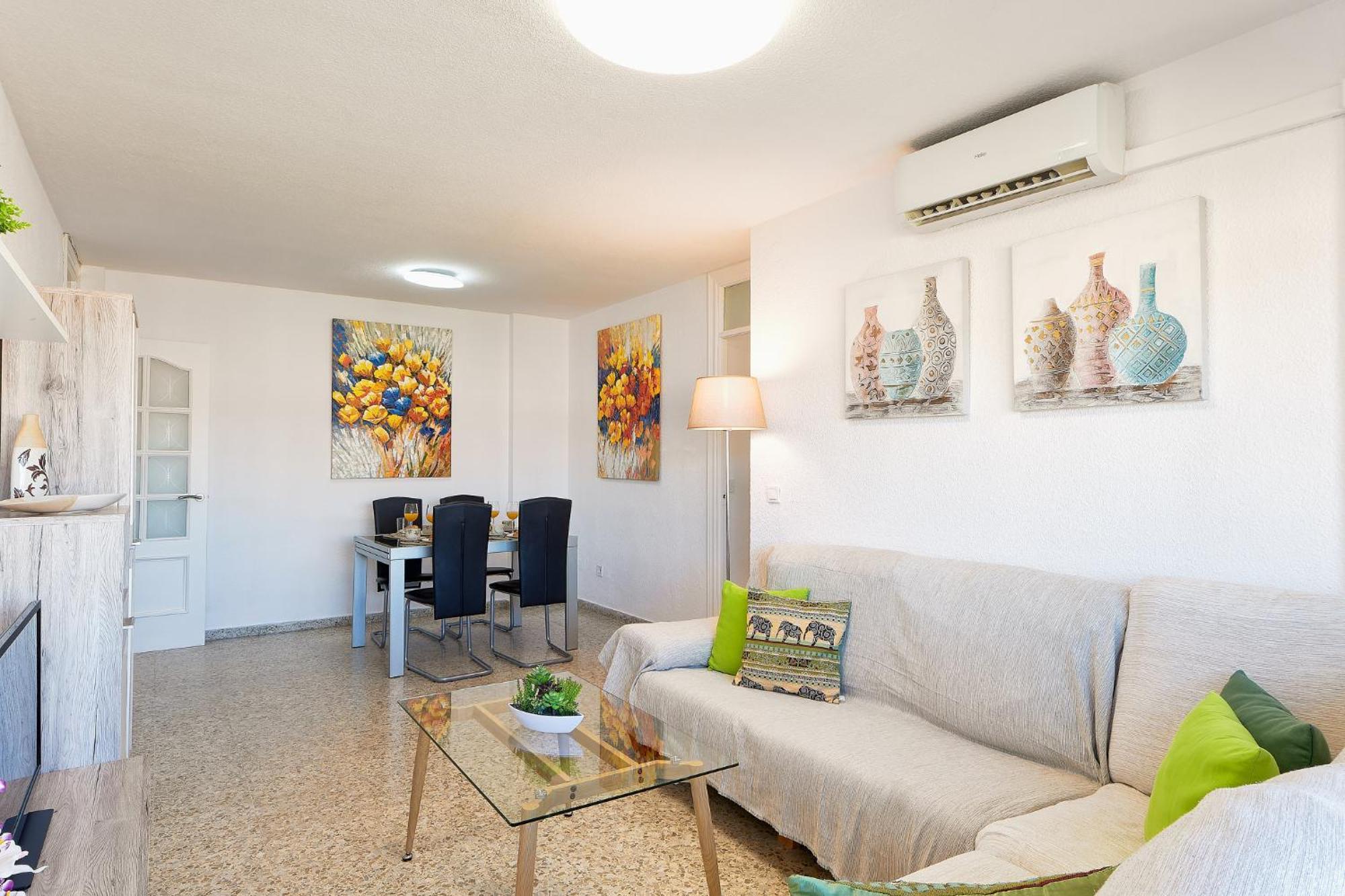 Luminoso Apartamento/ 5 Minutos De La Playa Malaga Bagian luar foto