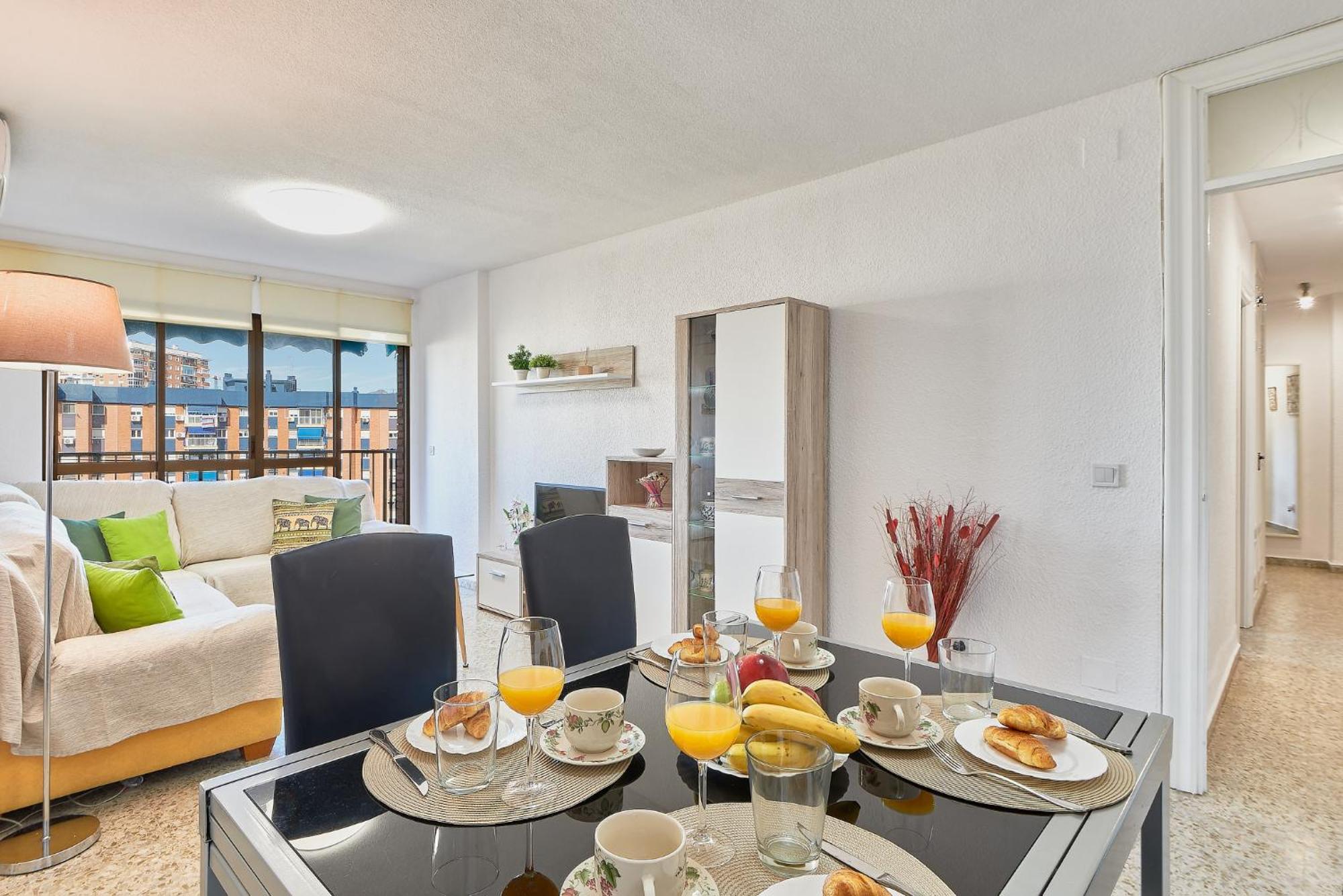 Luminoso Apartamento/ 5 Minutos De La Playa Malaga Bagian luar foto