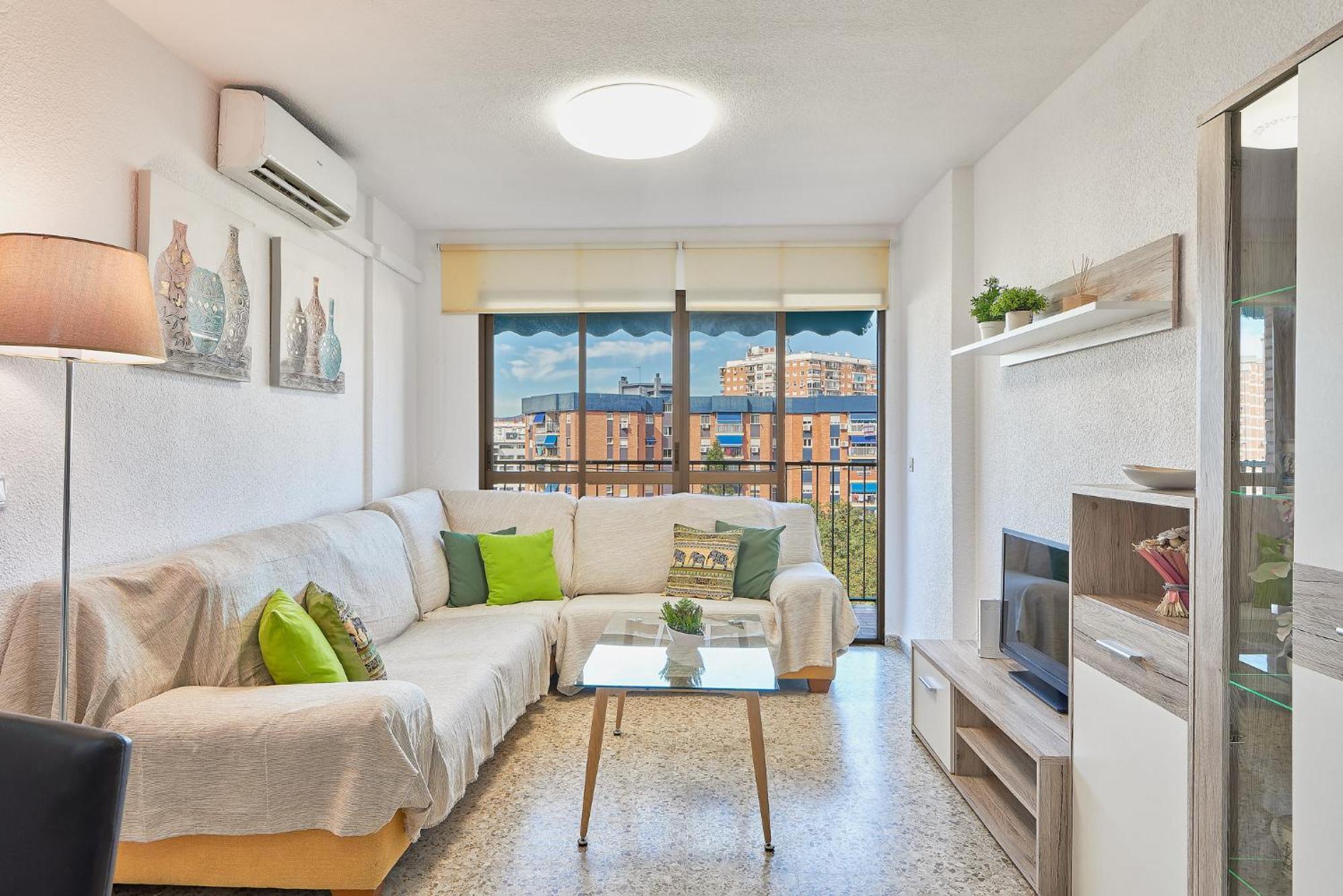 Luminoso Apartamento/ 5 Minutos De La Playa Malaga Bagian luar foto